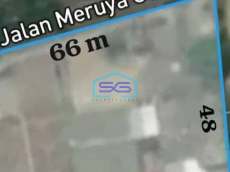 Disewakan Tanah Di Pinggir Jalan Raya Meruya Utara Luas Tanah  3000 m²