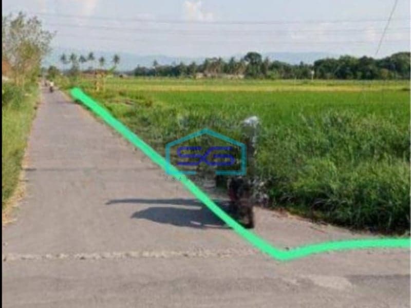 Dijual Tanah Luas Strategis Zona Industri Klaten LT 60000m2