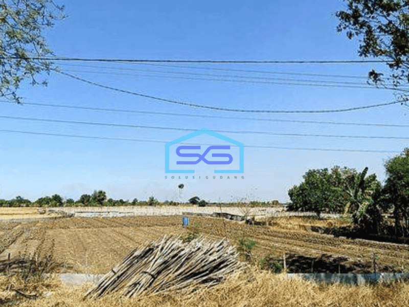 Dijual Tanah Nol Jl Raya Cocok Utk Ruko Pabrik Gudang Di Area Cerme Benjeng Gresik