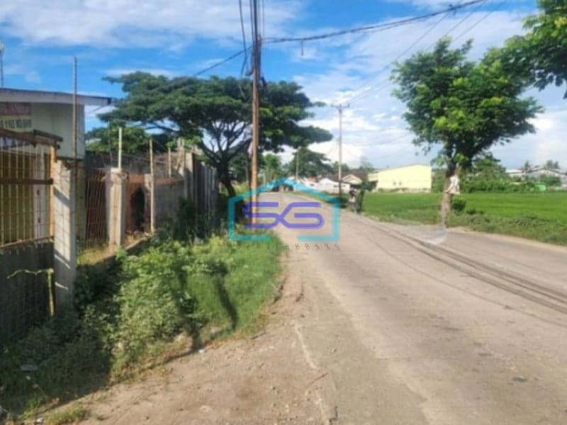 Dijual Gudang Murah Dibawah Pasaran Lokasi di Pinggir Jalan Tanjung Pasir Tangerang LT 1165m2