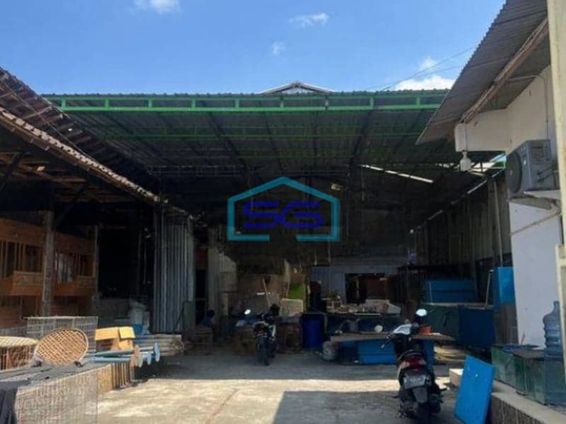 Dijual Gudang Murah Tepi Jalan Utama Area Pergudangan Dekat Ringroad Selatan Bantul LT 1100m2