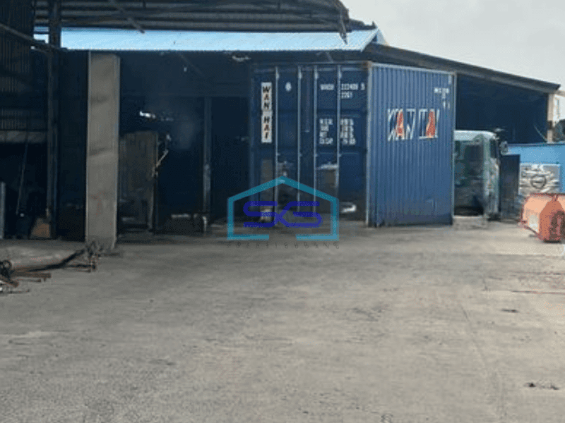 Dijual Cepat Gudang Luas Bangunan 9606 m² Ada Kantor di Jurumudi Tangerang