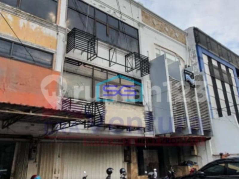 Disewakan Ruko Nol Jalan Raya Pucang Anom Timur, dekat Ngagel Surabaya Luas Bangunan  182 m²