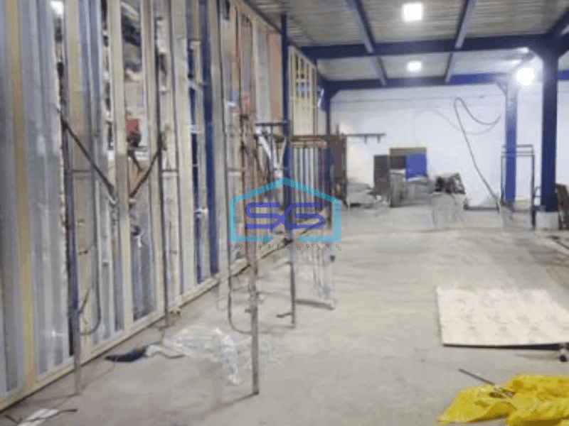 Dijual Gudang Luas Bangunan  1100 m² di Pantai Indah Dadap Jakarta Utara