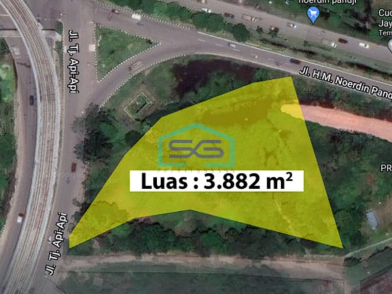 Dijual Tanah Strategis di Simpang Bandara Internasional Sultan Mahmud Badaruddin II Palembang