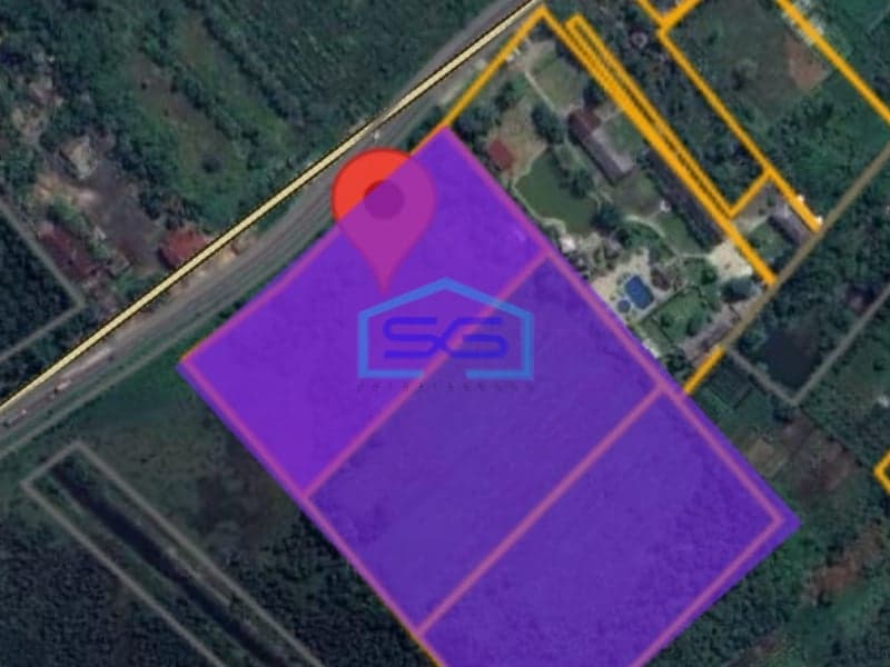 Dijual Tanah Luas 56115m2 Posisi pinggir Jalan Negara Palembang - Indralaya