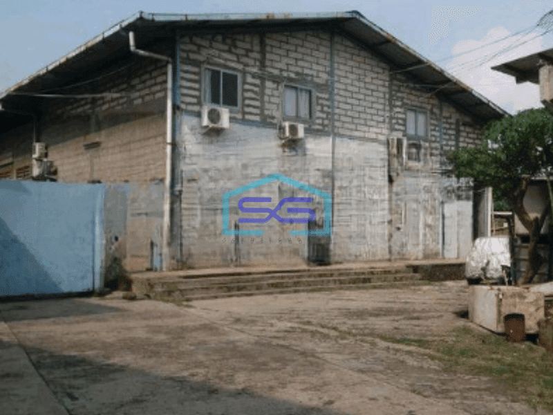 Dijual Gudang Akses Container 40 Feet di Periuk Tangerang Luas Tanah 1965 m²