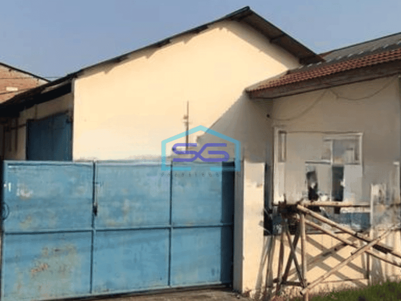 Dijual Gudang Lokasi Strategis Pinggir Jalan Raya Tarumajaya Bekasi Luas Bangunan 228 m²