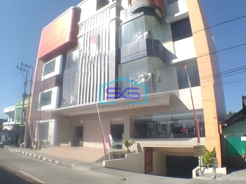 Dijual Gedung Kantor 5 Lantai Ada Eskalator Terbaik di Palur Sukoharjo Jawa Tengah LT 726m2