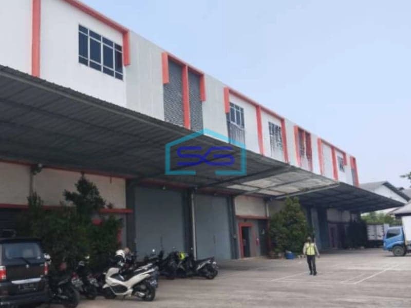 Dijual Gudang Ada Kantor Luas Tanah  5285 m² Lokasi di Jurumudi Tangerang
