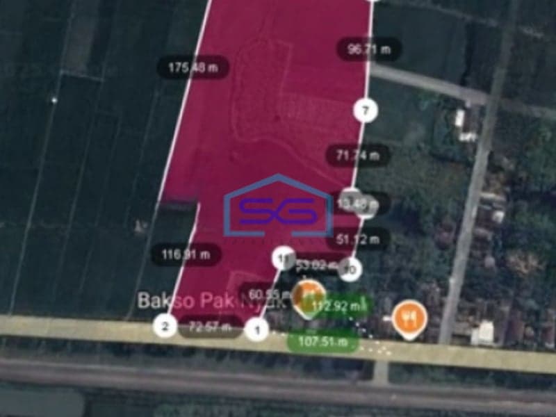 Dijual Tanah Zona Industri Lokasi Nganjuk Jawa Timur Luas Tanah 40000m2