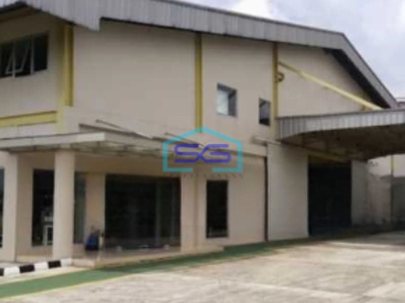 Dijual Pabrik Luas Bangunan  8404 m² Lokasi Bebas Banjir di Balaraja Tangerang