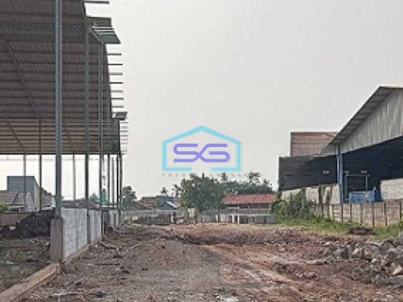 Disewakan Gudang, Pabrik Bangunan Tinggi Masuk Kontainer 20ft di Sepatan Tangerang LT 9000m2