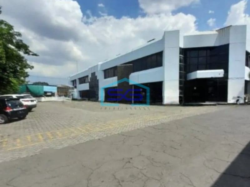 Dijual Tanah Dan Bangunan Pabrik di Pinggir Jalan Raya Krian Sidoarjo Jawa Timur LT 10280m2