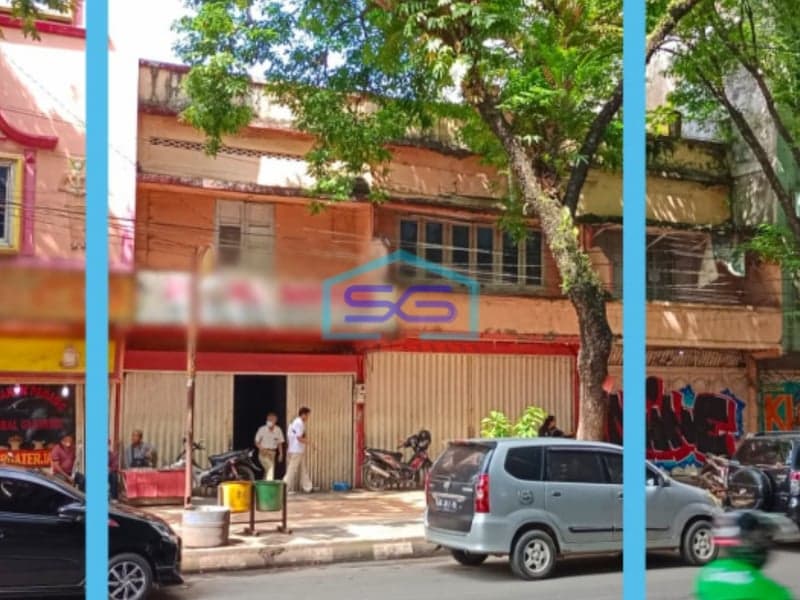 Disewakan Ruko 1 unit di Jln Jenderal Sudirman Palembang Luas Bangunan 450m2