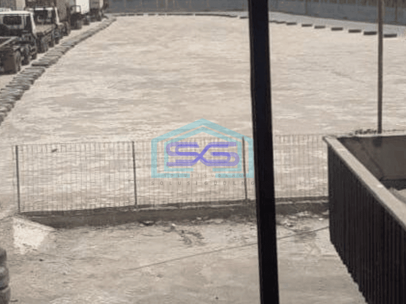 Disewakan tanah industri full paving di Margomulyo greges Surabaya Jawa timur