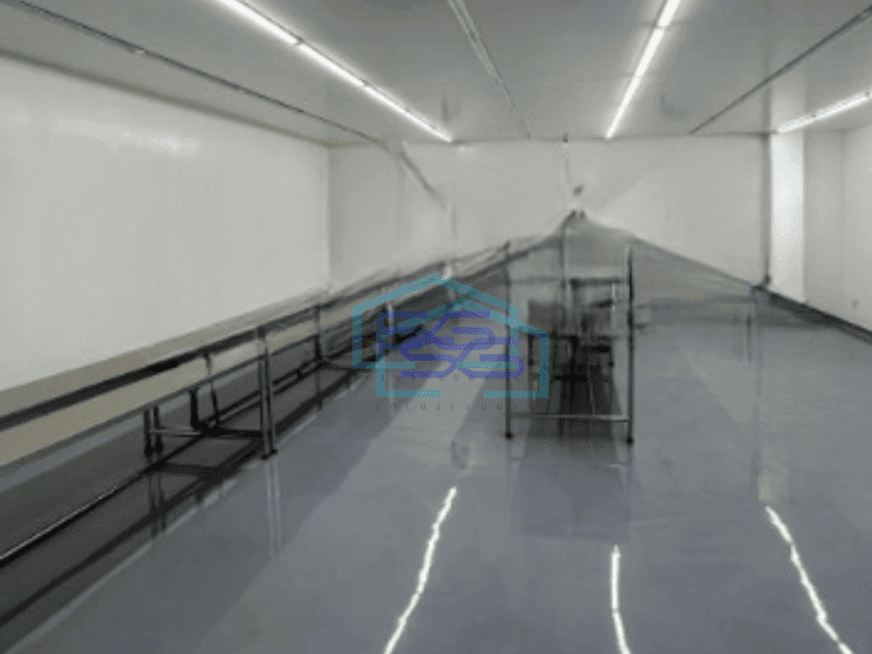 Dijual Gudang Akses Container Luas Bangunan  1100 m² di Dadap Tangerang Ada Kantor