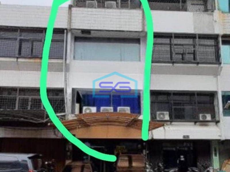 Dijual Ruko Murah 4 Lantai di Pangeran Jayakarta Jakarta Pusat LB 284m2
