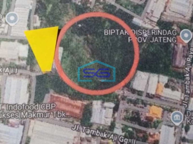 DIjual Tanah Lokasi Strategis, Kawasan Industri Tambakaji, Semarang Barat, Kota Semarang Luas Tanah  37500 m²