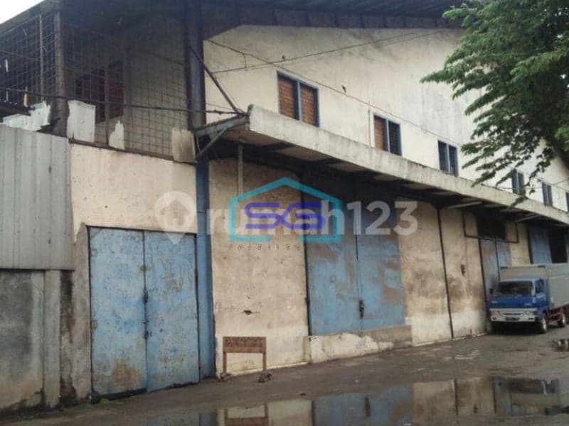 Dijual Gudang Danau Sunter Jakarta Utara Luas 1105m2 Lokasi Bagus 1 Lantai