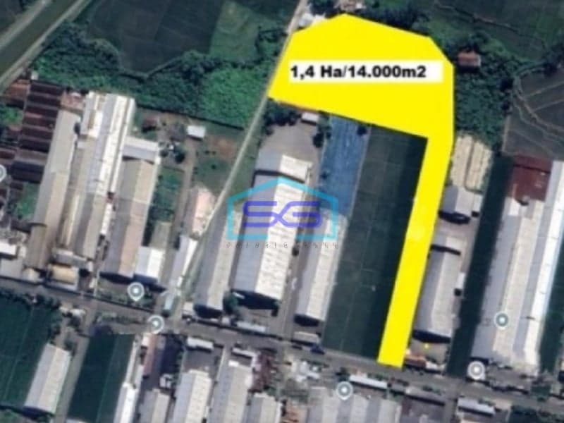 Dijual Tanah Zona Industri Lokasi Jaten Karanganyar Jawa Tengah Luas 1,4 Ha