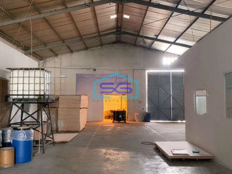 Disewakan Gudang Bandara Mas Tangerang Blok S 3 Gandeng Bentuk L 2 Lantai LB 1800m2