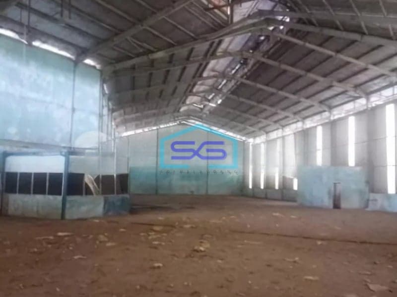 Dijual Gudang ex Kontruksi Baja Luas Bangunan 5000m2 di Kosambi Klari Karawang