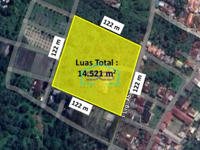 Dijual Cepat Tanah Strategis Siap Pakai di Jalan Mayor Zen Pusri Palembang LT 14521m2