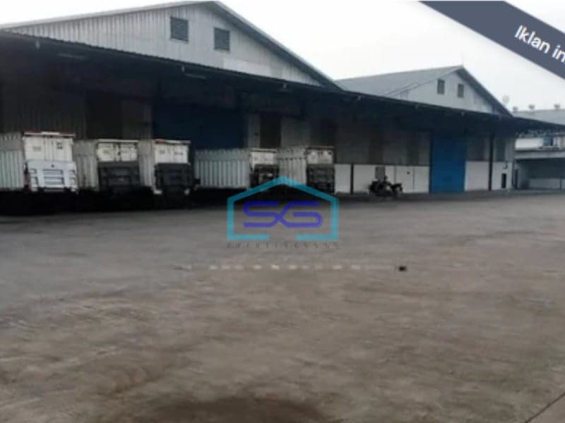 Dijual Gudang Cikarang Bekasi Dekat Tol Luar Kawasan Luas Tanah 24000m2