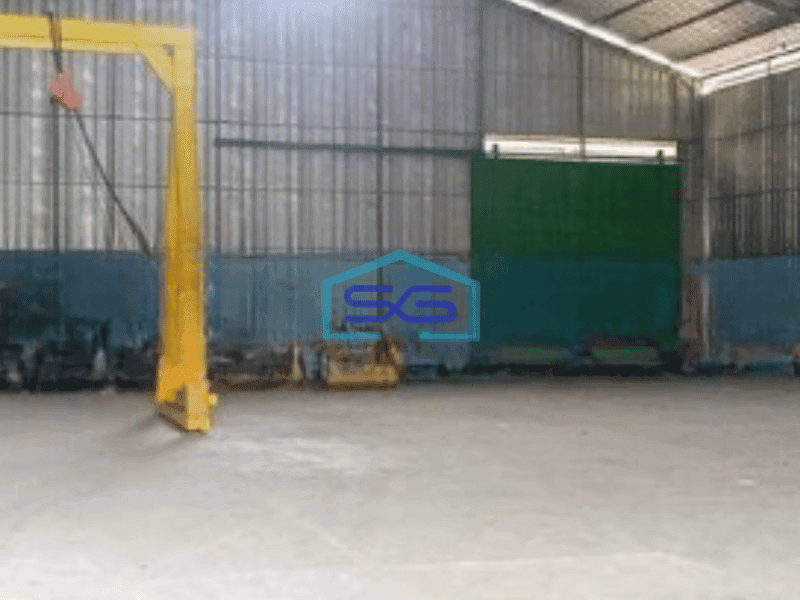 Disewakan Gudang Luas Tanah 1200 m² di Bantar Gebang Bekasi Akses Container 40 Feet