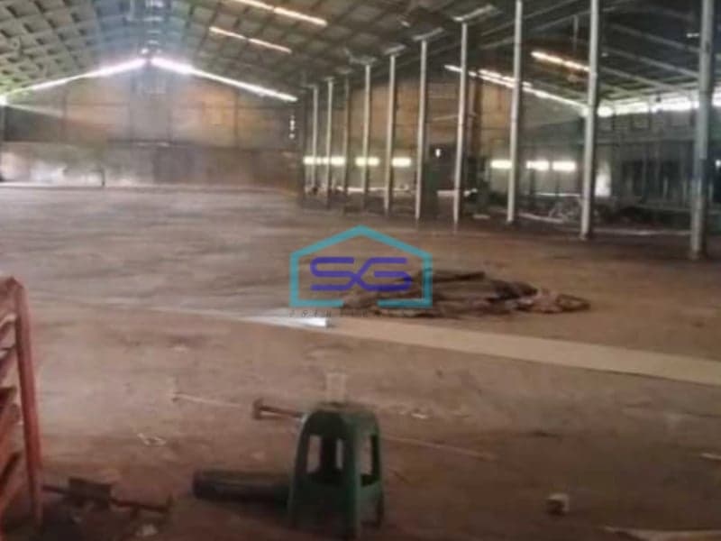 Dijual Gudang Luas Bangunan 5.300 m² Lokasi Bebas Banjir di Tangerang