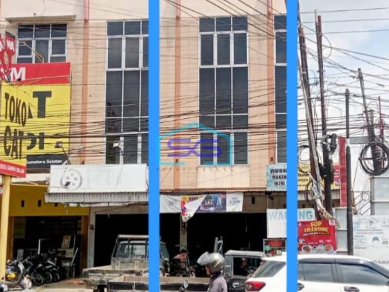 Dijual Ruko 3 Lantai Siap pakai di Area MP Mangkunegara Palembang Luas Tanah 108m2
