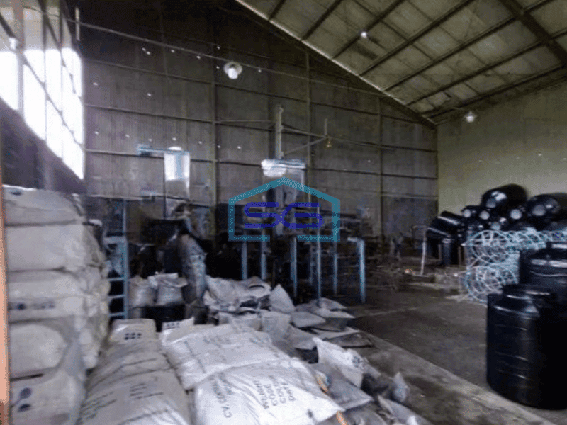 Dijual Gudang Luas Bangunan  1500 m² di Pinggir Jalan Raya Cicantayan Sukabumi