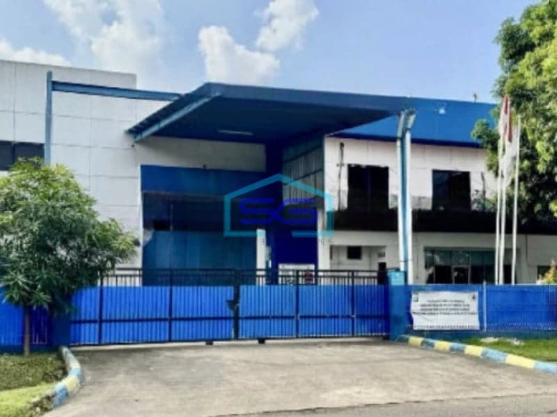 Dijual Gudang Ada Crane di Kawasan Industri Jababeka Cikarang Bekasi Luas Tanah 2720m2