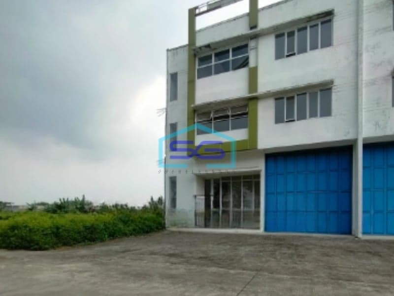 Disewakan Bangunan Warehouse Gudang Lokasi di Cikarang Utara Bekasi Bisa Kontrainer LB 384m2
