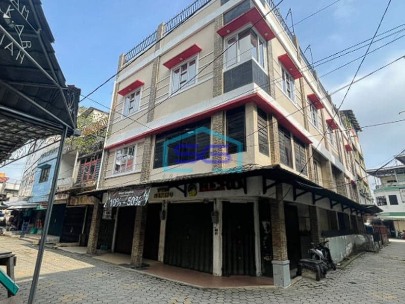 Dijual 4 Ruko Pusat Kota Jalan Kepandean Pasar 16 Ilir Palembang LB 420m2