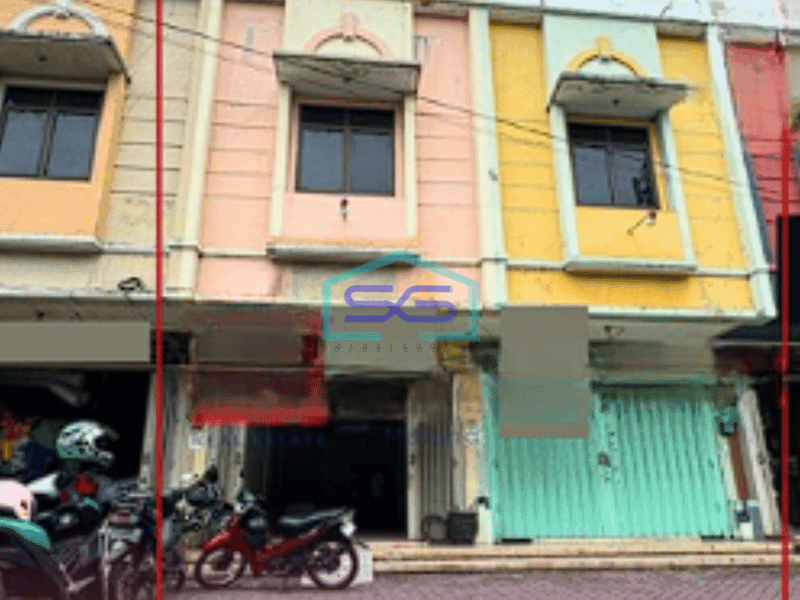 Dijual Ruko di Alun Alun Malang 2 Unit Luas Bangunan 300m2