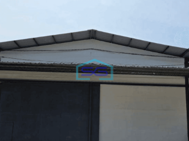 Dijual Gudang Luas Bangunan  590 m² Lokasi Strategis di Teluk Naga Tangerang