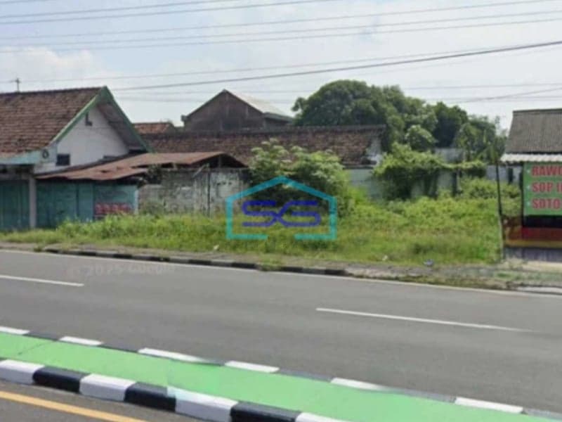 Dijual Tanah Strategis Dekat Pintu Tol Kartasura Solo di Jalan Raya Semarang Surakarta Jawa Tengah