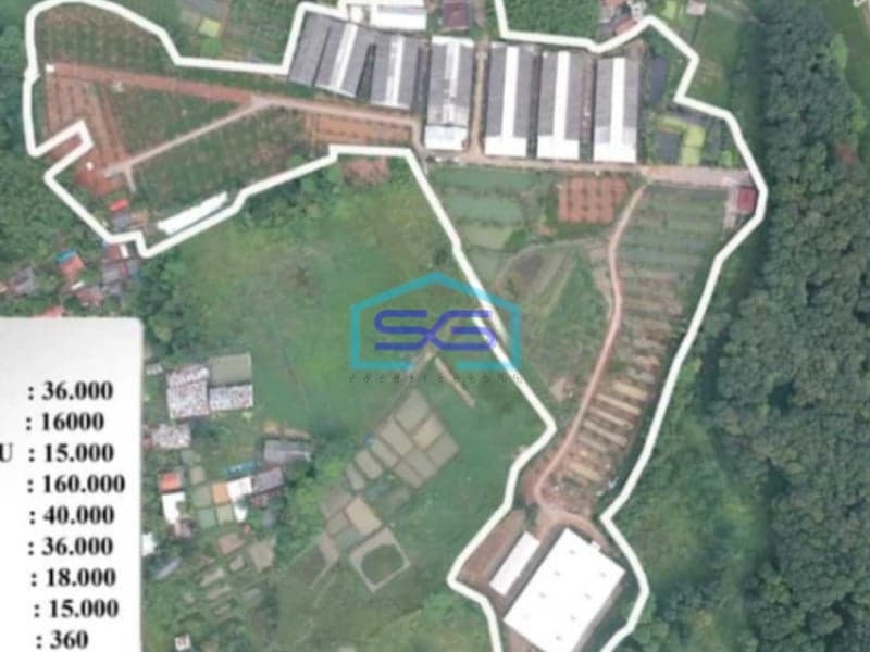 Dijual Tanah Lokasi di Rumpin Bogor Luas Tanah 4 Hektar