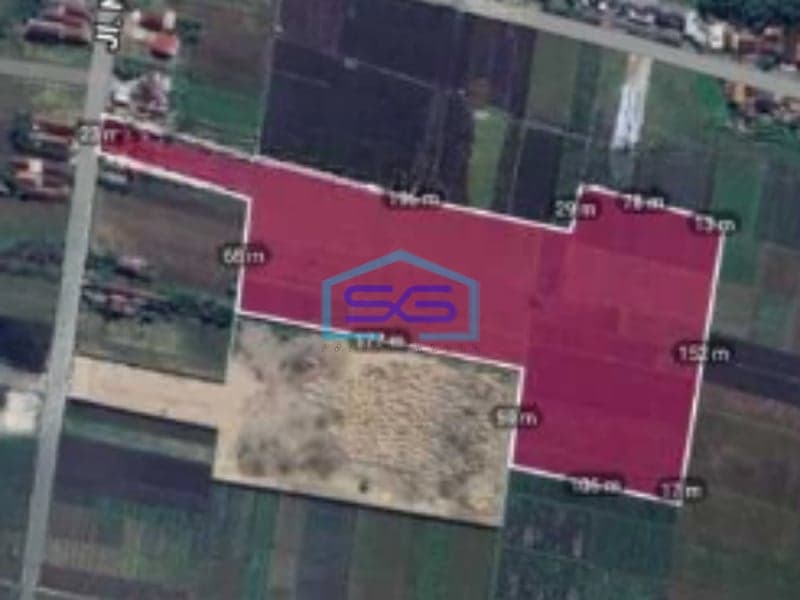 Dijual Tanah Zona Industri Lokasi di Rejoso Nganjuk Jawa Timur Luas 36000m2