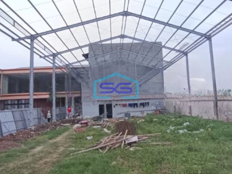 Disewakan Gudang Luas Bangunan  1105 m²  Akses Container 40 Feet di Bekasi