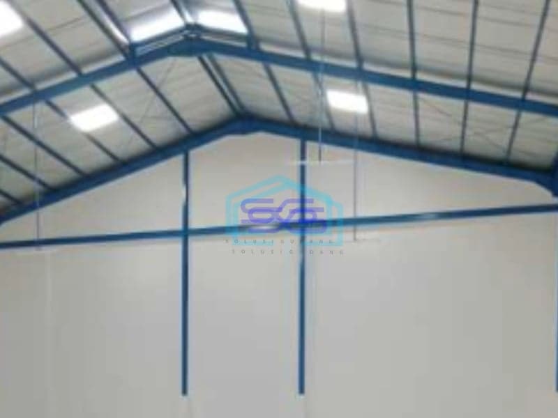 Disewakan Gudang Luas Bangunan 600 m² Lokasi Bebas Banjir di Tangerang