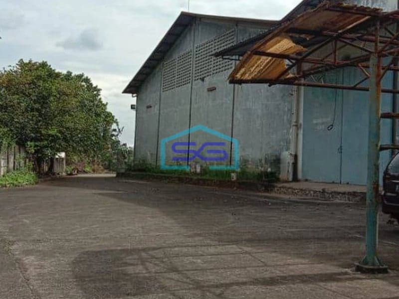 Dijual Gudang di Bantar Gebang Bekasi Akses kontainer 40 Ft Siap Pakai LT 14700m2