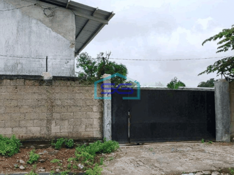 Dijual Gudang Akses Container 20 Feet di Bitung Tangerang Luas Bangunan 800 m²