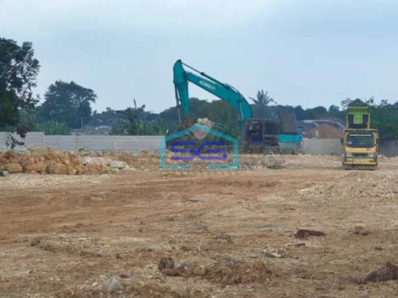 Disewakan Tanah Lahan Siap Pakai Lokasi Jalan Mt Haryono Setu Bekasi LT 9300m2