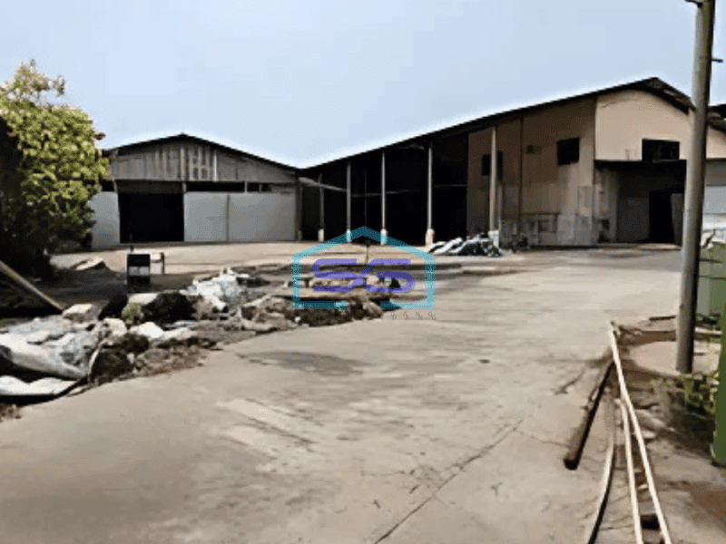 Dijual Tanah di Kapuk Jakarta Utara Ada Bangunan Hadap Barat Daya Cocok Untuk Gudang