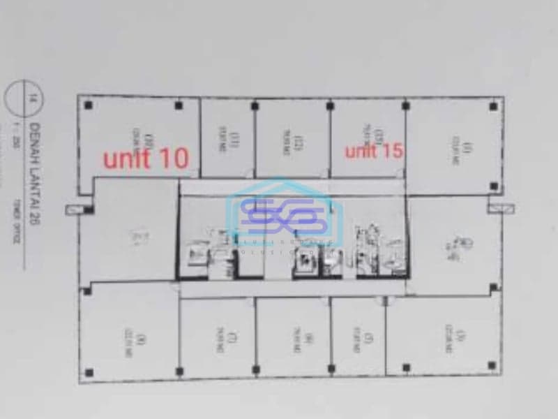 Dijual Ruang Kantor Dijual Dibawah Harga Pasar di Its Tower Pasar Minggu Jakarta Selatan Luas Bangunan  79 m²