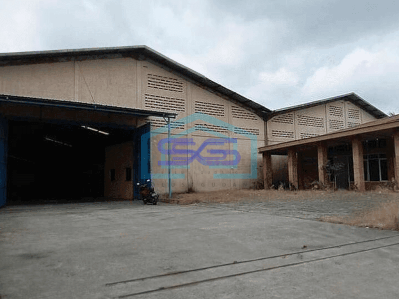 Disewakan gudang di Cikupa muka jalan raya serang Banten, Tangerang