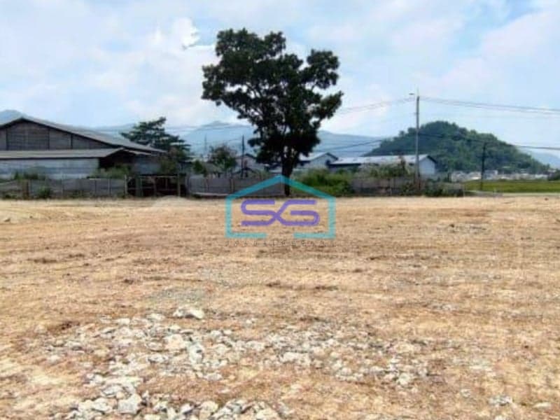 Dijual Tanah Mainroad Cocok Untuk Gudang di Soreang Cipatik Bandung LT 1011m2 Zona Industri